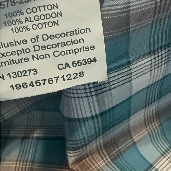 NWOT Boys Wrangler Retro Western Style Plaid Shirt Size L (10-12) - Picture 10 of 12